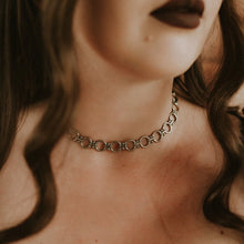 Load image into Gallery viewer, MYSTICUM LUNA | Lovelace O Ring Choker (Standard - 30cm) | Stainless Steel - LONDØNWORKS