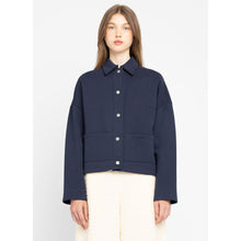 Load image into Gallery viewer, LOREAK MENDIAN | Ixiar Sweat Jacket | Navy - LONDØNWORKS