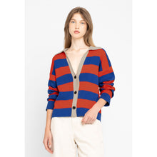 Load image into Gallery viewer, LOREAK MENDIAN | Nikole Pullover | Blue & Red - LONDØNWORKS