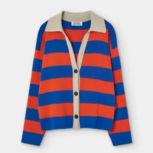 Load image into Gallery viewer, LOREAK MENDIAN | Nikole Pullover | Blue & Red - LONDØNWORKS