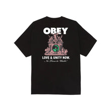 Load image into Gallery viewer, OBEY | Love & Unity Now T-shirt | Black - LONDØNWORKS