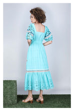 Load image into Gallery viewer, CONDITIONS APPLY | Karteena Dress | Caribbean Green - LONDØNWORKS