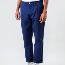 Load image into Gallery viewer, BRAVA FABRICS | Comfort Chino Trousers | Light Navy - LONDØNWORKS