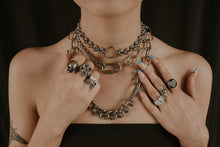 Load image into Gallery viewer, MYSTICUM LUNA | Redemption O Ring Chain Choker | Stainless Steel - LONDØNWORKS