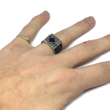 Load image into Gallery viewer, CRYPT | Ace Of Spaded Ring | Silver - LONDØNWORKS