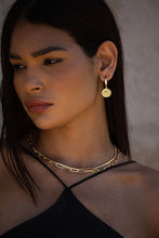 Load image into Gallery viewer, FORMATION | Lumen 'Evil Eye' Hoop Earrings | Gold Plated - LONDØNWORKS