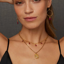 Load image into Gallery viewer, ASHIANA | Maeve Tourmaline Charm Necklace - LONDØNWORKS
