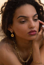 Load image into Gallery viewer, FORMATION | Lumen 'Evil Eye' Hoop Earrings | Gold Plated - LONDØNWORKS
