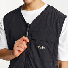 Load image into Gallery viewer, PARLEZ | Amisk Reversible Gilet | Black - LONDØNWORKS