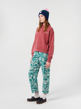 Load image into Gallery viewer, BOBO CHOSES | Embroidery Mock Neck Sweatshirt | Faded Burgundy - LONDØNWORKS