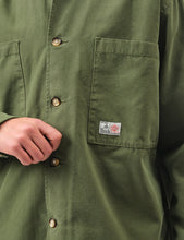 Load image into Gallery viewer, BHODE | Hunting Overshirt Twill | Army Green - LONDØNWORKS