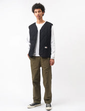 Load image into Gallery viewer, BHODE | Quilted Zip Gilet | Black - LONDØNWORKS