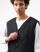 Load image into Gallery viewer, BHODE | Quilted Zip Gilet | Black - LONDØNWORKS