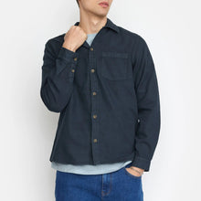 Load image into Gallery viewer, REVOLUTION | 3997 Casual Shirt | Navy - LONDØNWORKS