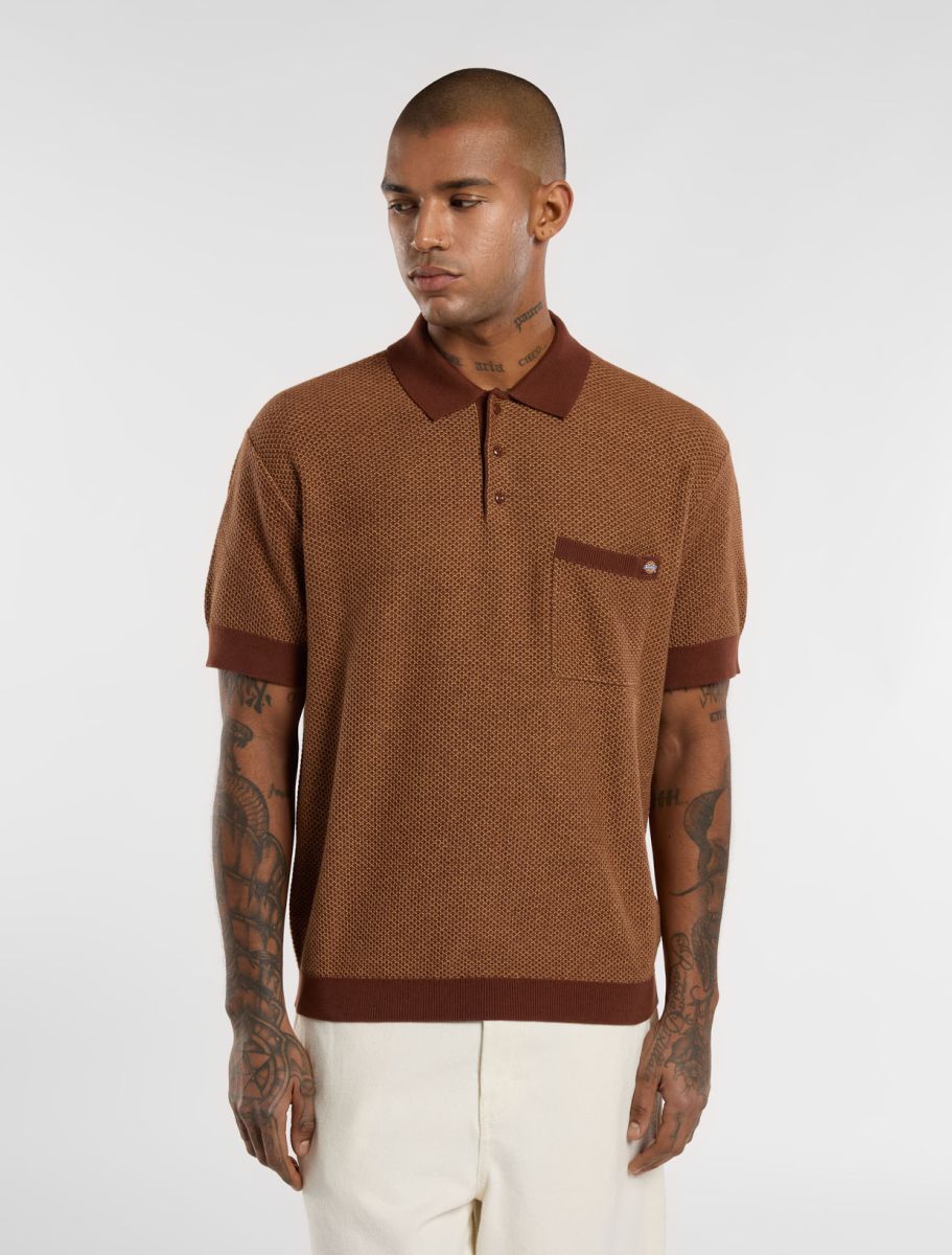 トップス diidii knit polo (brown) diidii knit polo (brown)