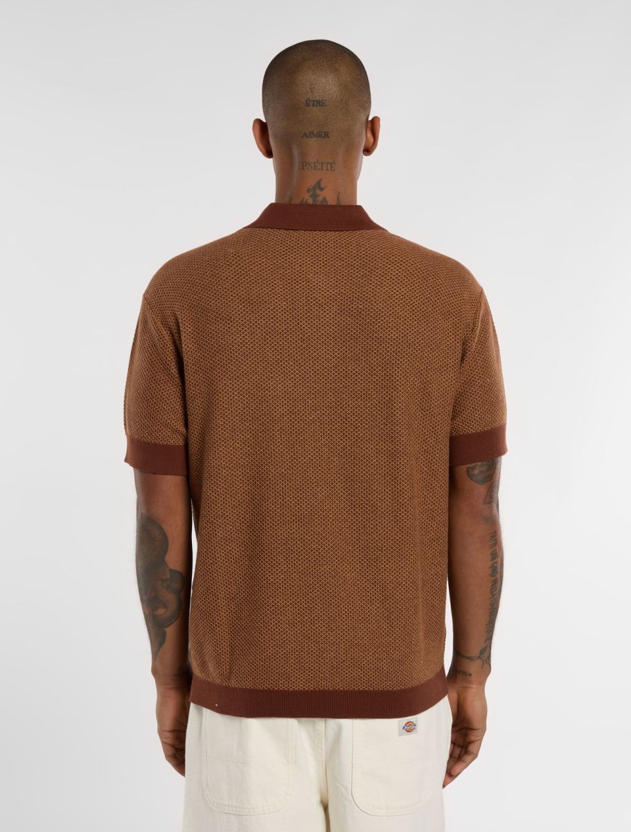 トップス diidii knit polo (brown) diidii knit polo (brown)