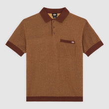 Load image into Gallery viewer, DICKIES | Rocky Knit Polo Shirt | Brown - LONDØNWORKS