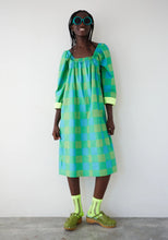 Load image into Gallery viewer, DR BLOOM | Sorbete Vichy Dress | Green & Blue - LONDØNWORKS