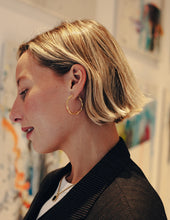 Load image into Gallery viewer, NORDIC MUSE | Large Entwined Hoops | Gold - LONDØNWORKS