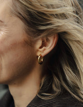 Load image into Gallery viewer, NORDIC MUSE | Medium Bold Hoops | Gold
