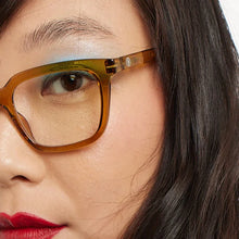 Load image into Gallery viewer, BARNER | Holly | Blue Light Glasses | Glossy Ecru Olive - LONDØNWORKS