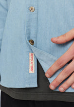 Load image into Gallery viewer, REVOLUTION | 3115 Loose Shirt | Lightblue - LONDØNWORKS