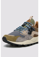 Load image into Gallery viewer, FLOWER MOUNTAIN | Yamano 3 Suede/Nylon Sneakers | Military-Grey-Light Brown - LONDØNWORKS