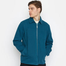 Load image into Gallery viewer, REVOLUTION | 3922 Overshirt with Zipper | Petrol - LONDØNWORKS