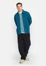 Load image into Gallery viewer, REVOLUTION | 3922 Overshirt with Zipper | Petrol - LONDØNWORKS