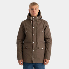 Load image into Gallery viewer, REVOLUTION | 7246 Parka Jacket Evergreen | Dark Brown - LONDØNWORKS