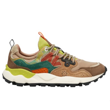 Load image into Gallery viewer, FLOWER MOUNTAIN | Yamano 3 Suede/Nylon Sneakers | Brown-Green - LONDØNWORKS