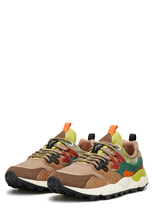 Load image into Gallery viewer, FLOWER MOUNTAIN | Yamano 3 Suede/Nylon Sneakers | Brown-Green - LONDØNWORKS