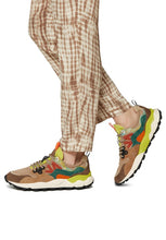 Load image into Gallery viewer, FLOWER MOUNTAIN | Yamano 3 Suede/Nylon Sneakers | Brown-Green - LONDØNWORKS