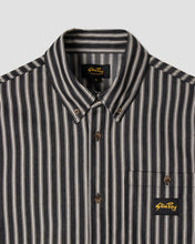 Load image into Gallery viewer, Stan Ray | Short Sleeve Flannel Shirt | Charcoal Stripe - LONDØNWORKS