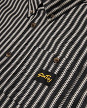 Load image into Gallery viewer, Stan Ray | Short Sleeve Flannel Shirt | Charcoal Stripe - LONDØNWORKS