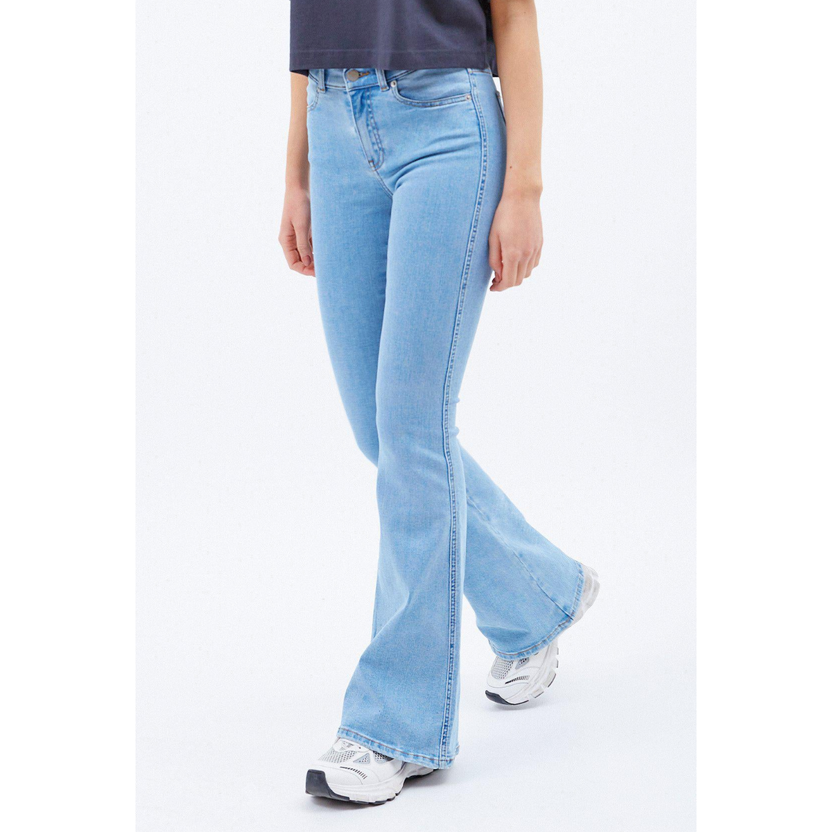 DR DENIM Macy Jeans Pyke Plain Light LONDØNWORKS