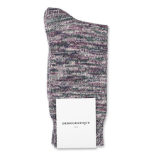 Load image into Gallery viewer, DEMOCRATIQUE SOCKS | Relax Chunky Knit Supermelange | Pale Pink &amp; Off White - LONDØNWORKS