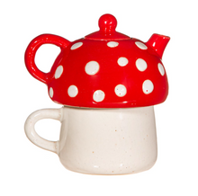Load image into Gallery viewer, S &amp; B | Tea For One Mushroom Tea Pot - LONDØNWORKS