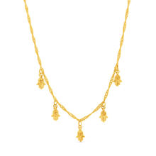 Load image into Gallery viewer, FORMATION | Inda Hamsa Charm Necklace | Gold Plated - LONDØNWORKS