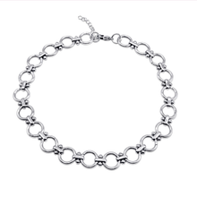 Load image into Gallery viewer, MYSTICUM LUNA | Lovelace O Ring Choker (Standard - 30cm) | Stainless Steel - LONDØNWORKS