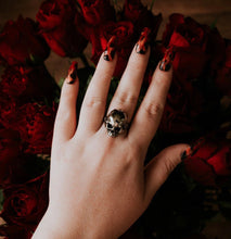 Load image into Gallery viewer, MYSTICUM LUNA | Hel Skull Ring | Stainless Steel - LONDØNWORKS