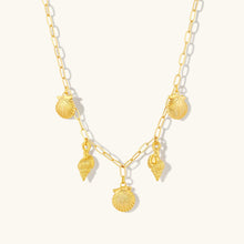 Load image into Gallery viewer, FORMATION | Shell Charm Necklace | Gold Plated - LONDØNWORKS