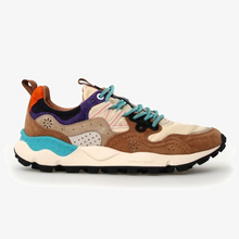 Load image into Gallery viewer, FLOWER MOUNTAIN | Yamano 3 Suede/Nylon Sneakers | Light Brown-Beige-Violet - LONDØNWORKS