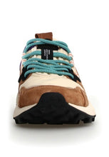 Load image into Gallery viewer, FLOWER MOUNTAIN | Yamano 3 Suede/Nylon Sneakers | Light Brown-Beige-Violet - LONDØNWORKS