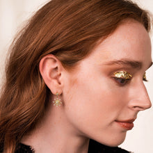 Load image into Gallery viewer, ASHIANA | Northern Star Stud Earrings | Gold - LONDØNWORKS