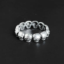 Load image into Gallery viewer, ARTEMIS | Skull Ring | Silver - LONDØNWORKS