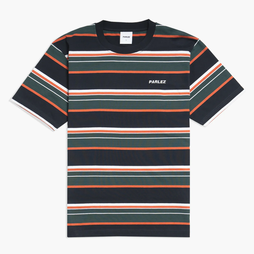 PARLEZ | Elche Striped T-shirt | Navy - LONDØNWORKS