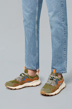 Load image into Gallery viewer, FLOWER MOUNTAIN | Yamano 3 Suede/Nylon Sneakers | Military-Brown - LONDØNWORKS