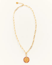 Load image into Gallery viewer, PALAS | Palma Sand Medal Necklace | Gold Plated - LONDØNWORKS