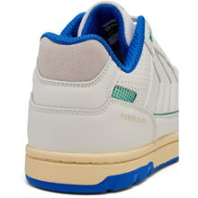 Load image into Gallery viewer, HUMMEL | Power Play LX-E AP1 Court Trainers | White-Blue-Green - LONDØNWORKS